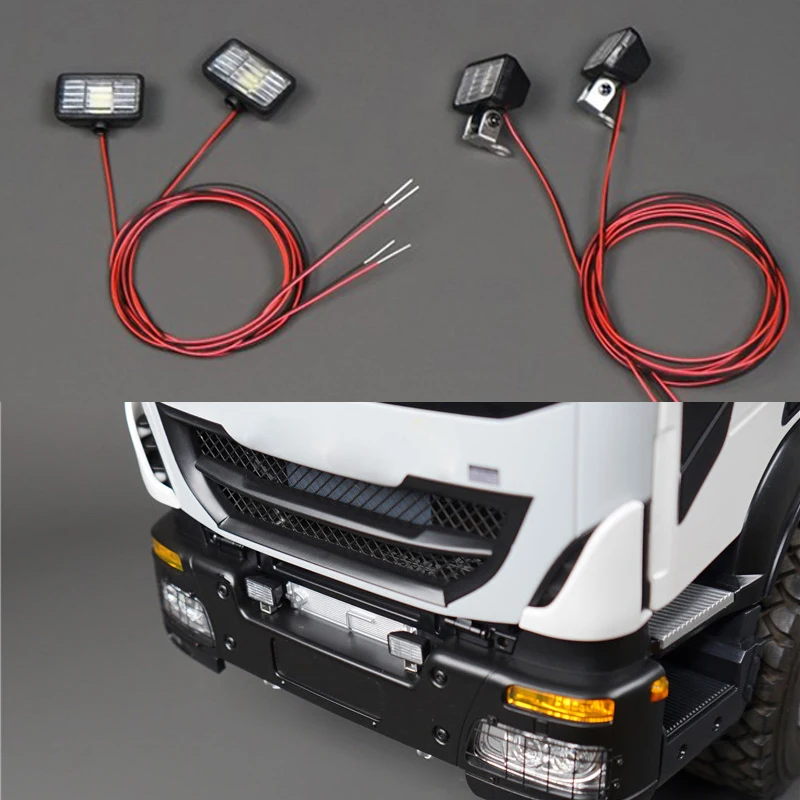 

Светодиодный квадратный прожектор, передние/задние обновленные фары, лампа для радиоуправляемого грузовика Tamiya 1/14 SCANIA 770S 56368 VOLVO ACTROS MAN Car