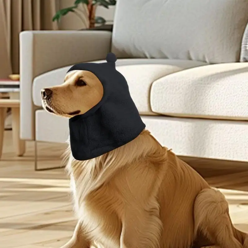 Capa de orelha para cachorro, outono e inverno, cachorrinho, quente, ajustável, envoltório de cabeça de cachorro, macio, inverno, chapéu de proteção para cães pequenos