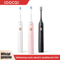 SOOCAS X3S Adult Sonic Electric Smart Toothbrush IPX8 Waterproof 180 Days Battery Life Ultrasonic Soft Cloud Toothbrush Heads