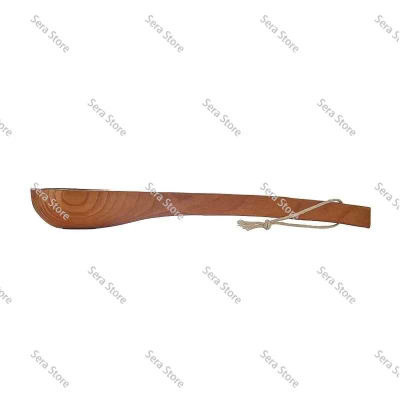 4L Wooden Bottom Sauna Bucket Matching Wooden Spoon Complete Sauna Accessory Set for Dry Steam Room