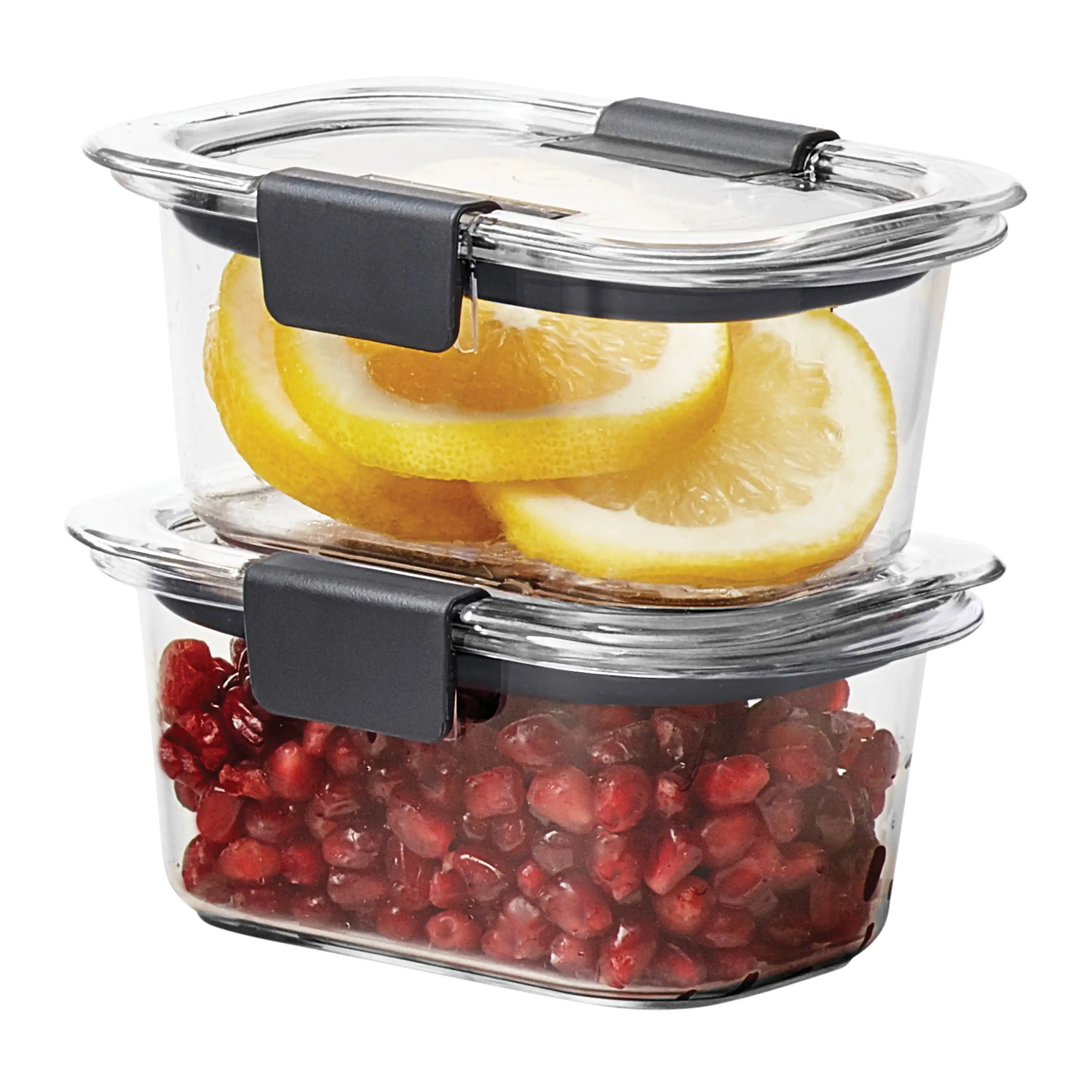 Imagem -04 - Rubbermaid-à Prova de Vazamento Limpar Tritan Plastic Food Storage Containers Bpa Brilliance 18 Pcs Set