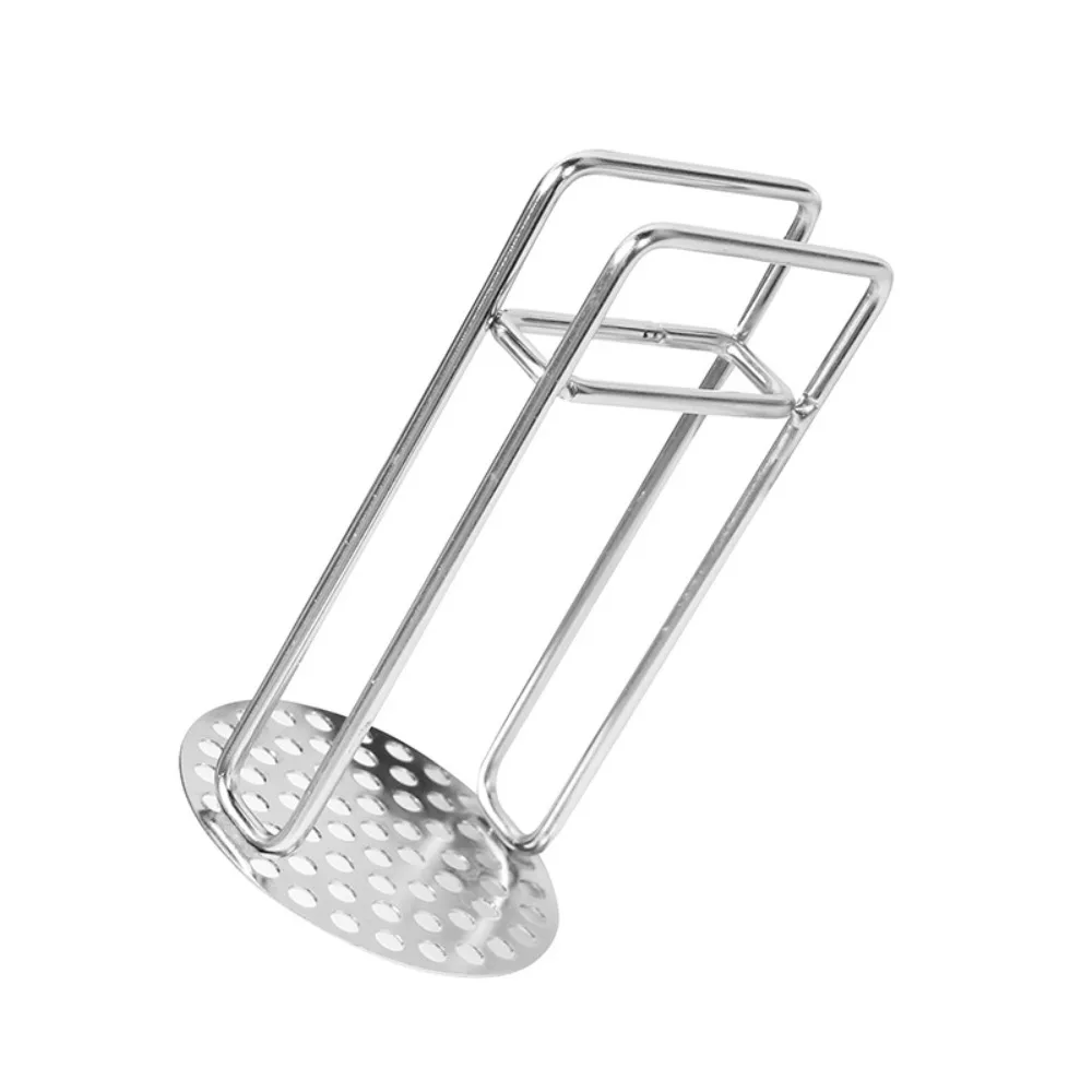 304 Stainless Steel Potato Masher Ergonomic Handle Dense Mesh Vegetable Masher Durable Easy To Clean Fruit Press Maker