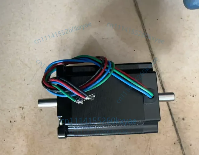 Sns75m80-40b4 stepper motor, two-phase four-wire, with wires, wires are connected, functions normally