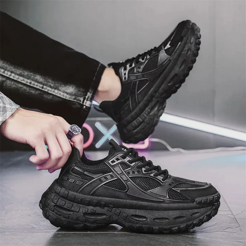

Кроссовки на платформе Heren в уличном стиле Veterschoenen 39–44, винтажный дизайн, скейтборд, повседневный теннис на открытом воздухе, Hardloopsportschoenen