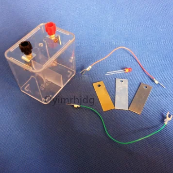 Galvanic cell Experimental apparatus Copper zinc electrode Fruit battery Chemistry teaching instrument free shipping