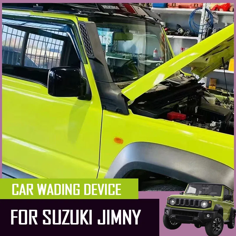 Para 2019 + SUZUKI Jimny JB64 JB74 todoterreno 4x4 piezas de automóvil Wader manguera de respiración tubo accesorios exteriores kits de snorkel de entrada de aire