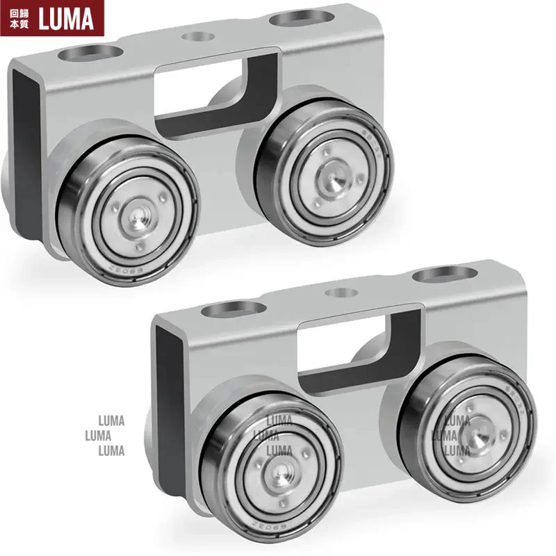 4 Wheel Trolley Assembly Light Duty Electric Hoist Trolley Roller for use with 1-5/8" Wide or All 1-5/8" or Taller Strut Channe