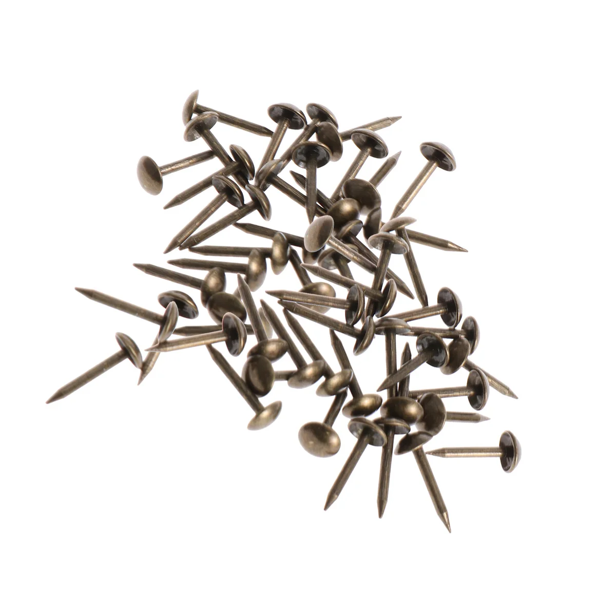 100pcs 6x14mm Bronze Decorated Door Nails Thickened Round Classical Nail Large-headed Nails Round Tack