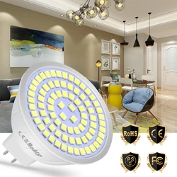 220V GU10 LED Spotlight Bulb MR16 Ceiling Light E27 Lamp E14 Bombillas 2835SMD Leds Chandeliers For Home Living Room Lighting