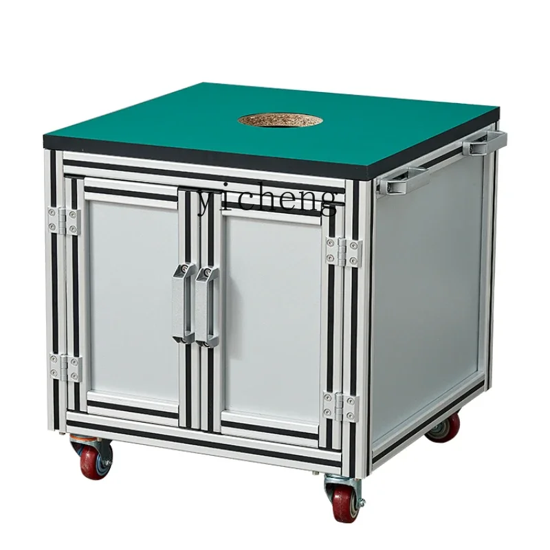 U6.2 aluminum profile workbench mobile cart test bench aluminum alloy cabinet anti-static operation bench