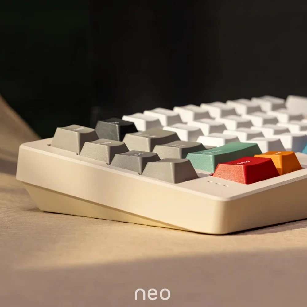 NEO-Kit de clavier mécanique Ergo Alice en aluminium, sans fil, Leic-mode, joint, échange à chaud, personnalisé, ergonomique, bureau, jeu, 60%