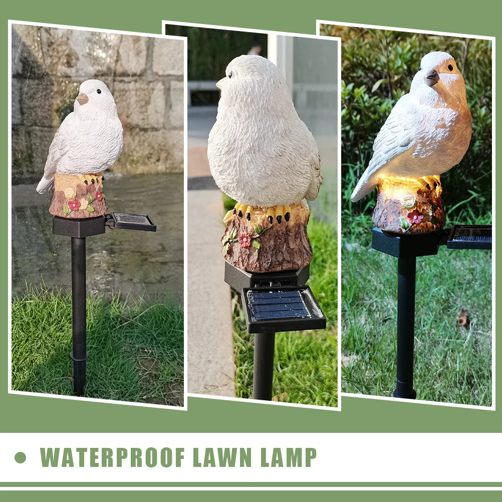 

1pc Seagull Decorative Solar Lamp Outdoor Light Waterproof Lawn Lamp Garden Courtyard Light Automatic Charging Spot High Cost