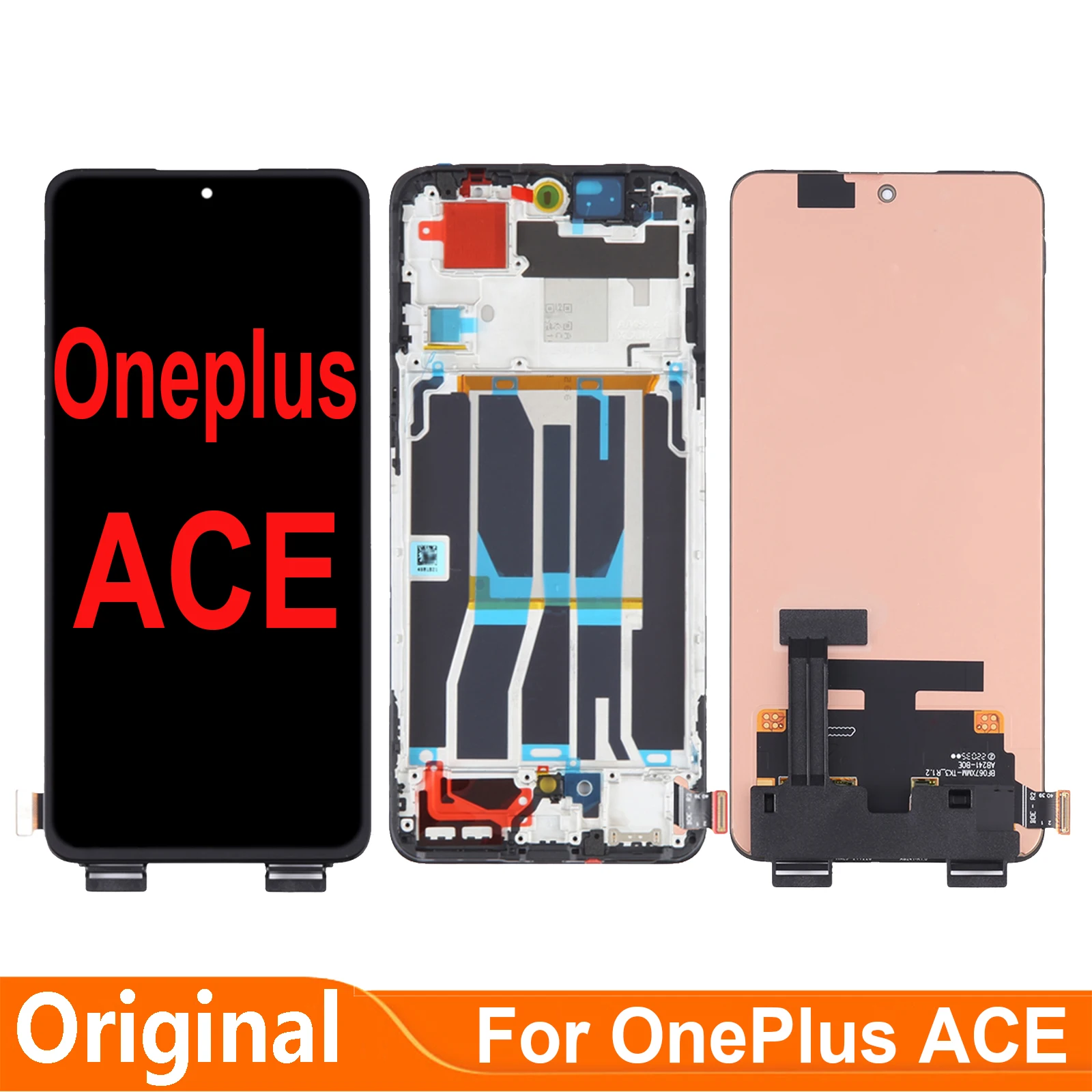 

OLED For Oneplus ACE PGKM10 Screen LCD Display Touch Glass Panel Digitizer Assembly Repair Parts