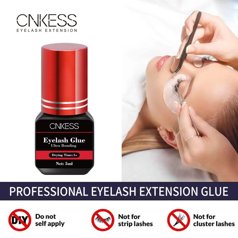 CNK factory Extra Strong Eyelash Glue Extension Supplies 5g 0.5 Second Dry Lash Glue for False Eyelash Waterproof Adhesive Lift