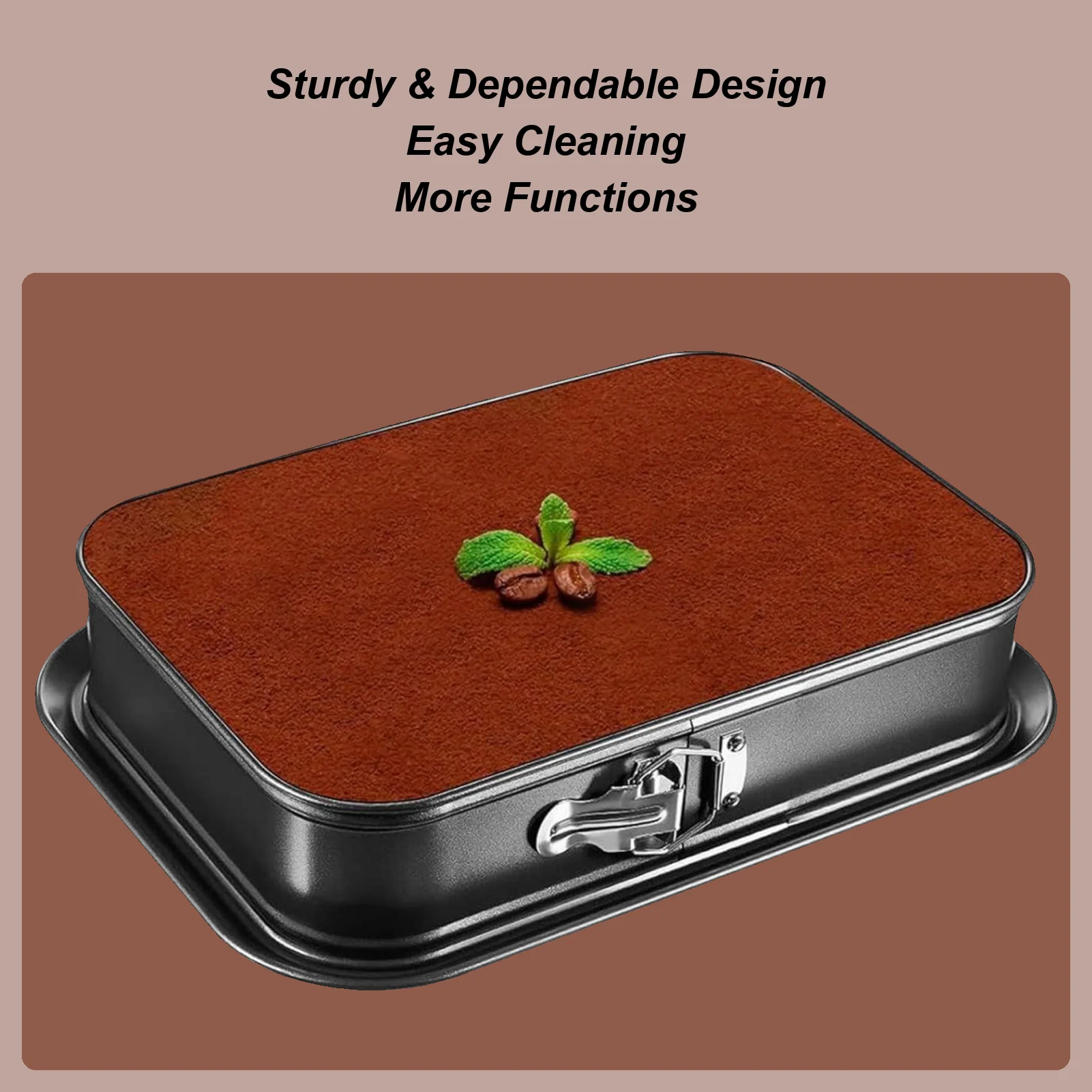 

Форма для торта, прямоугольная антипригарная многоразовая форма для выпечки, форма для выпечки кексов, форма для кексов для чизкейка, печенья, пиццы, маффина, бровей, хлеба