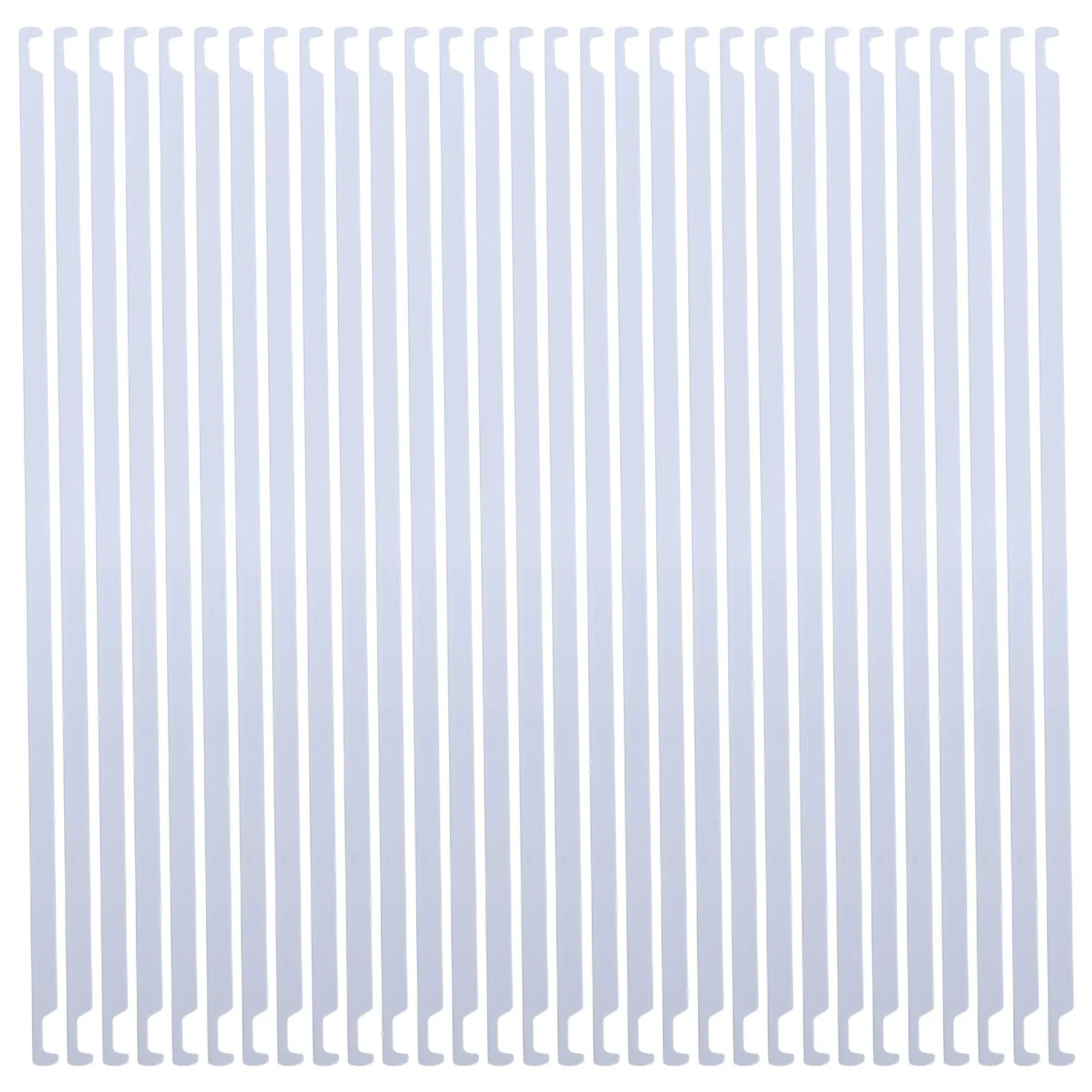 

50pcs Metal Folder Frame Divider Bars Heavy Duty Hanging File Rails Document Organizer Sticks 32.5Cm Office Home Storage