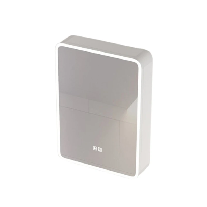 Backlit LED Bathroom Mirror Smart Anti Fog Touch Sensor Dimmable Vanity Makeup Wall Mounted Bathroom Mirror Medicine Cabinet view 6