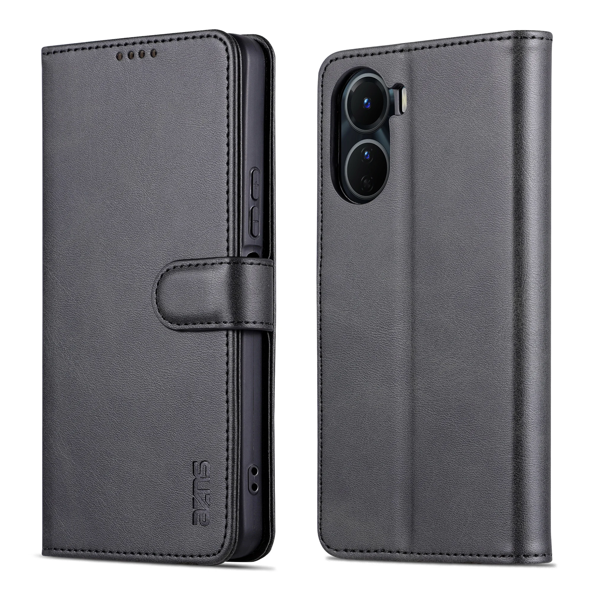 Card slot wallet Flip leather Cover For vivo Y02s V2203 Magnetic closure Fall prevention Phone Case For vivo Y02s Case 6.51 inch