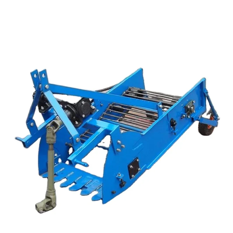 garlic potato harvester one row harvesting potatoes machine