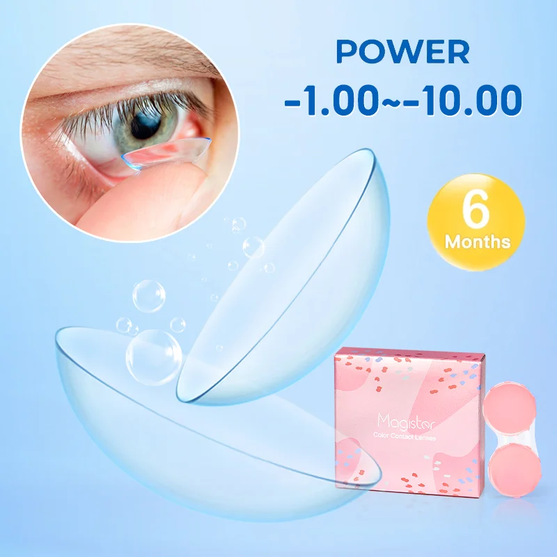 Contact Lenses for Vision Diopter Correction with Degree Eye Contacts Lens Myopia Power Prescription Lenses Lentes De Contacto