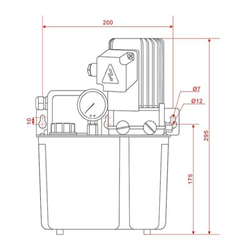 Imagem -06 - Elétrica Graxa Lubrificante Bomba Bomba de Óleo Lubrificante Cnc Lubrificação Bomba 3l 220v 380v