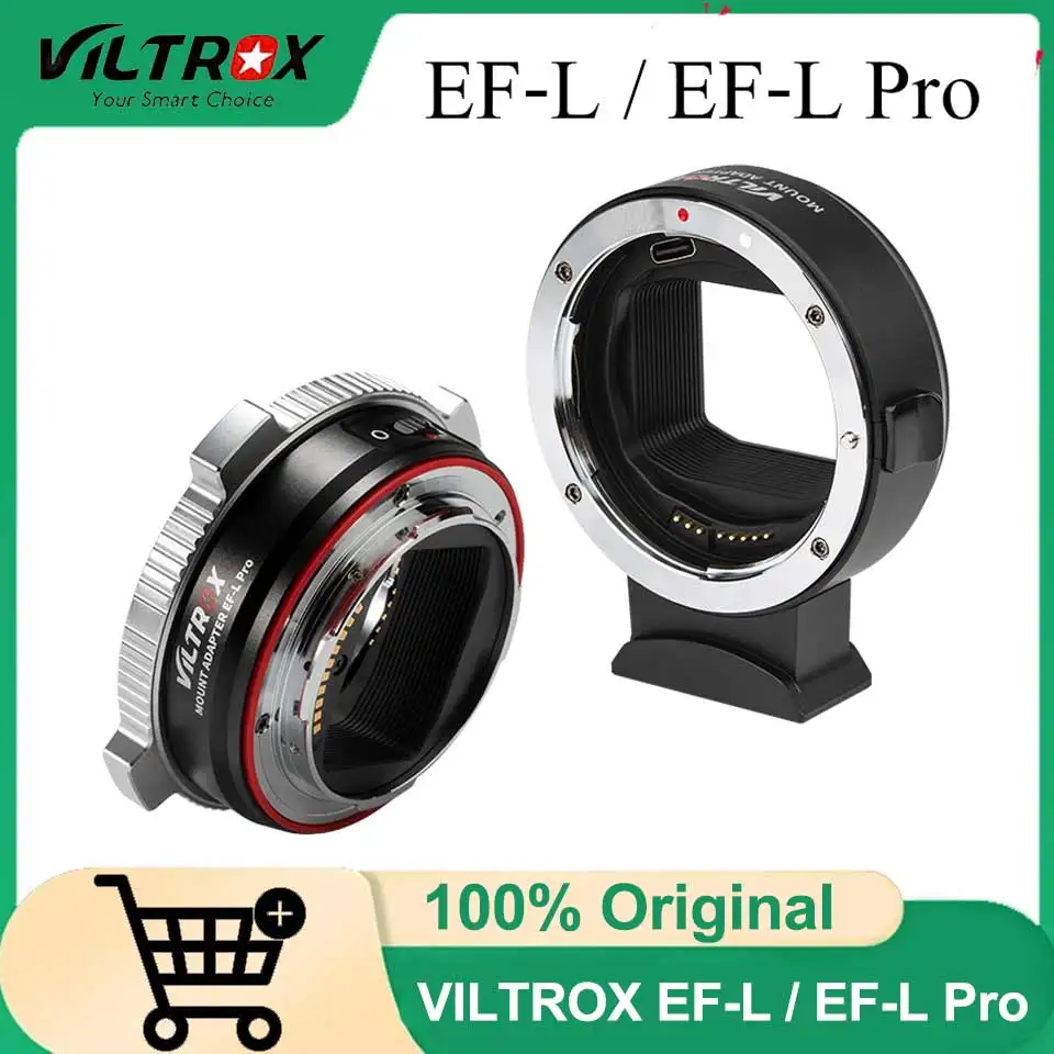 VILTROX EF-L Pro EF-L Auto Focus Lens Mount Adapter Ring For Canon EF EF-S Lens to L Mount Cameras