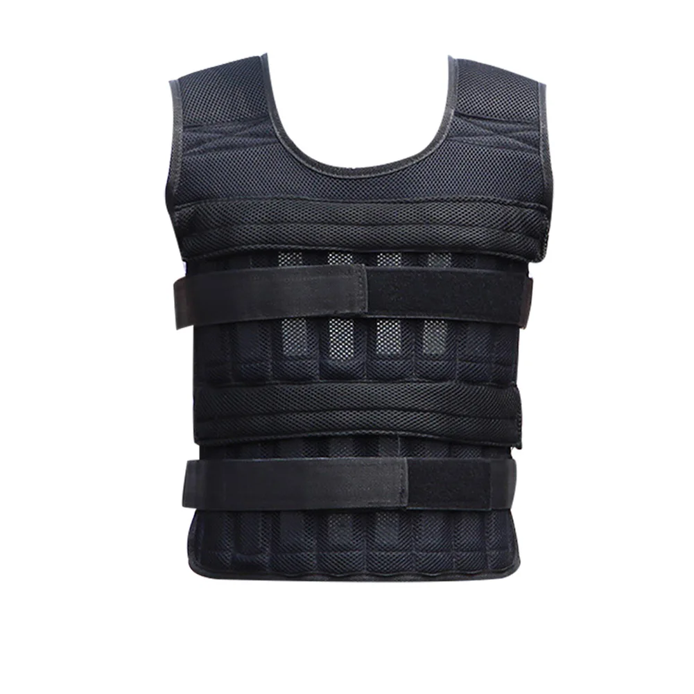 20kg Weighted Vest Adjustable Loading Weight Jacket Exercise Weightloading Vest Boxing Training Waistcoat