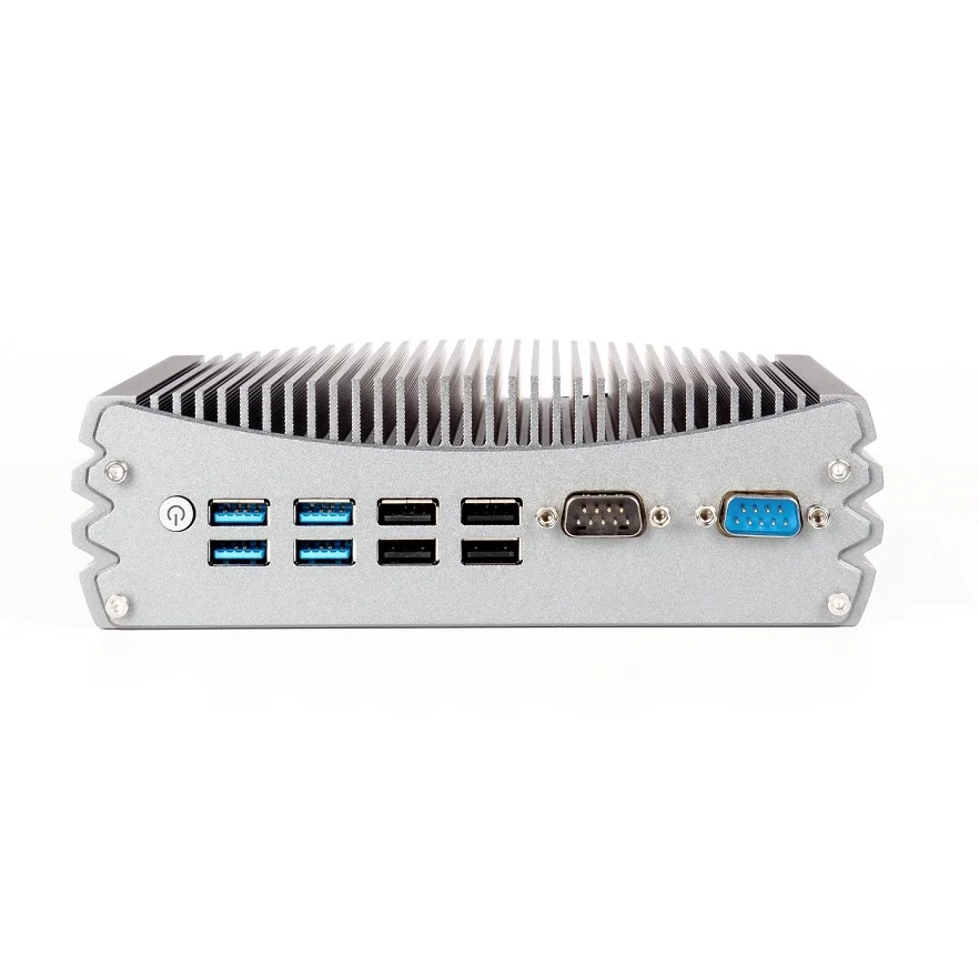 12th Gen Mini Industrial Computer DDR5 i3-1215U Embedded Mini Pc HD+VGA 2*COM 2*LAN 4G Fanless Industrial Mini PC