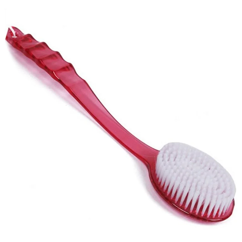 Long Handled Bath Shower Back Brush PET Body Scrubber PS Plastic Massager Skin Cleaning Tool Bathing Brush