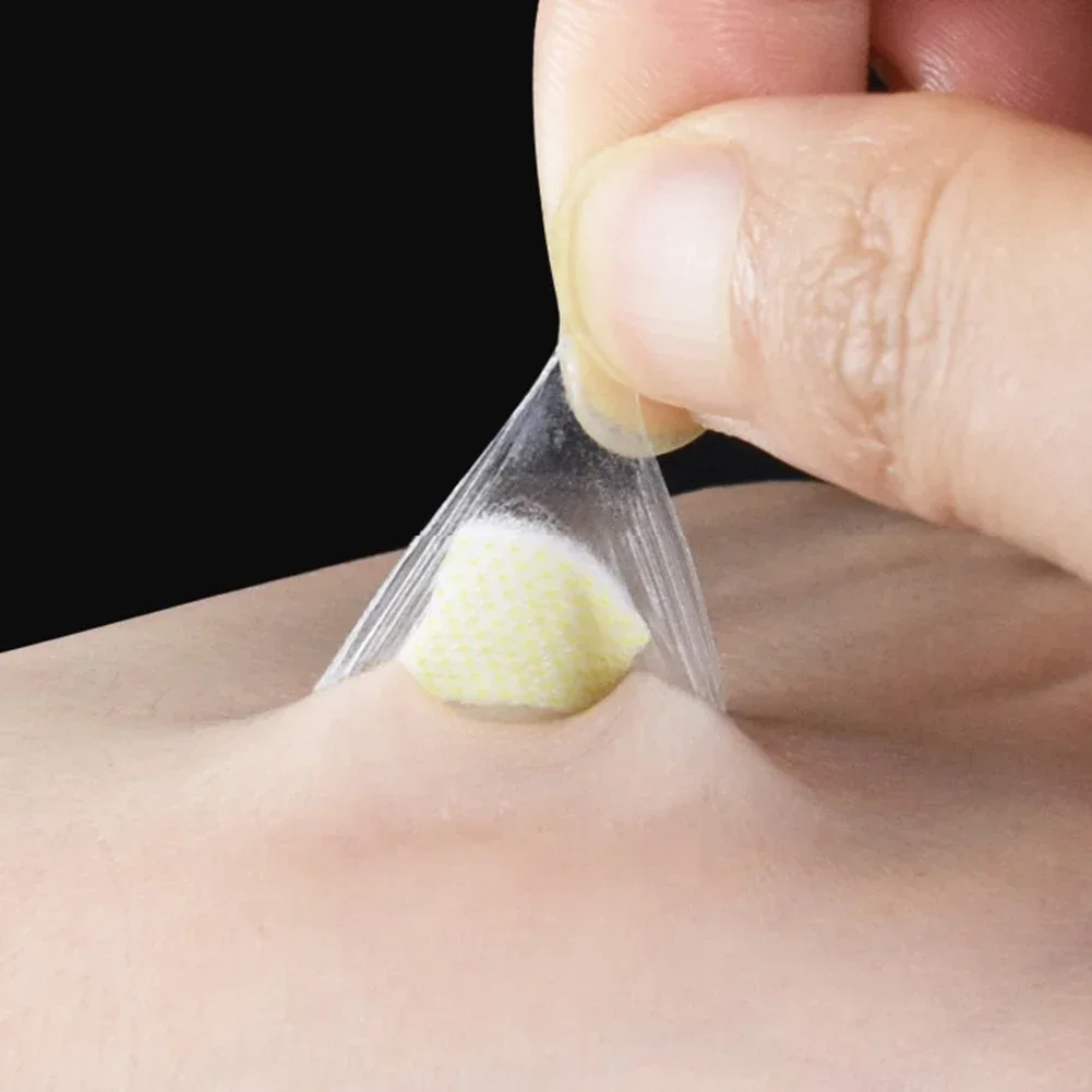 ضمادة صغيرة مستديرة طبية ، شفافة ، مقاومة للماء ، جيدة التهوية ، مرونة عالية ، إسعافات أولية ، جص جروح للطوارئ ، ضمادة