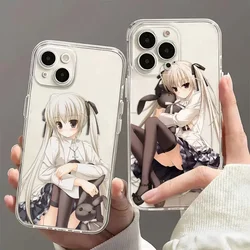 ins Anime Girl Phone Case For Xiaomi Redmi Note 14 13 12 12C 11 10 10C 13C 10s Pro Plus Max 4G 5G Transparent Cover