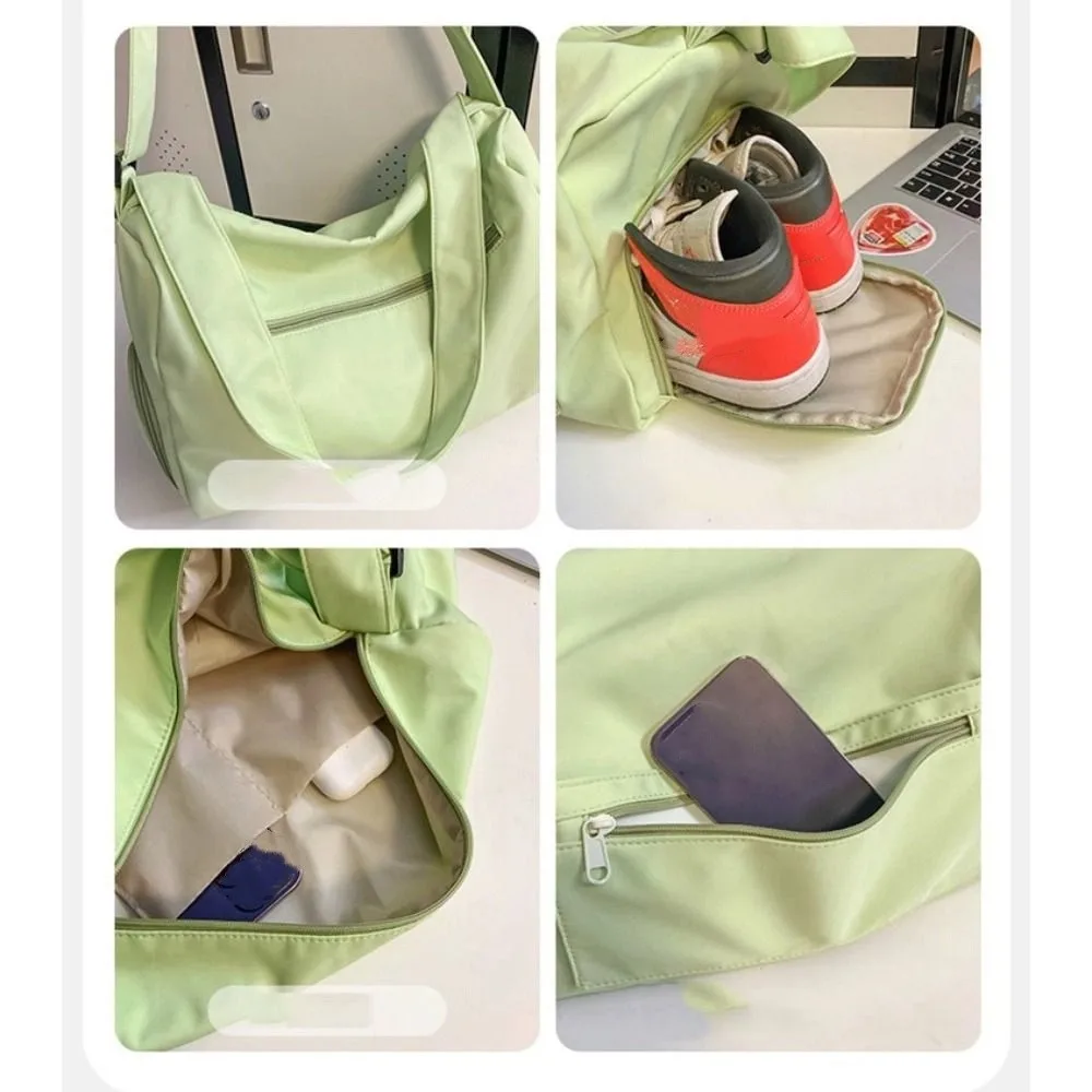 

Fashion Large Capacity Travel Duffle Bag Handheld Business Trip Travel Luggage Bag Sports Waterproof Messenger Bag Travel