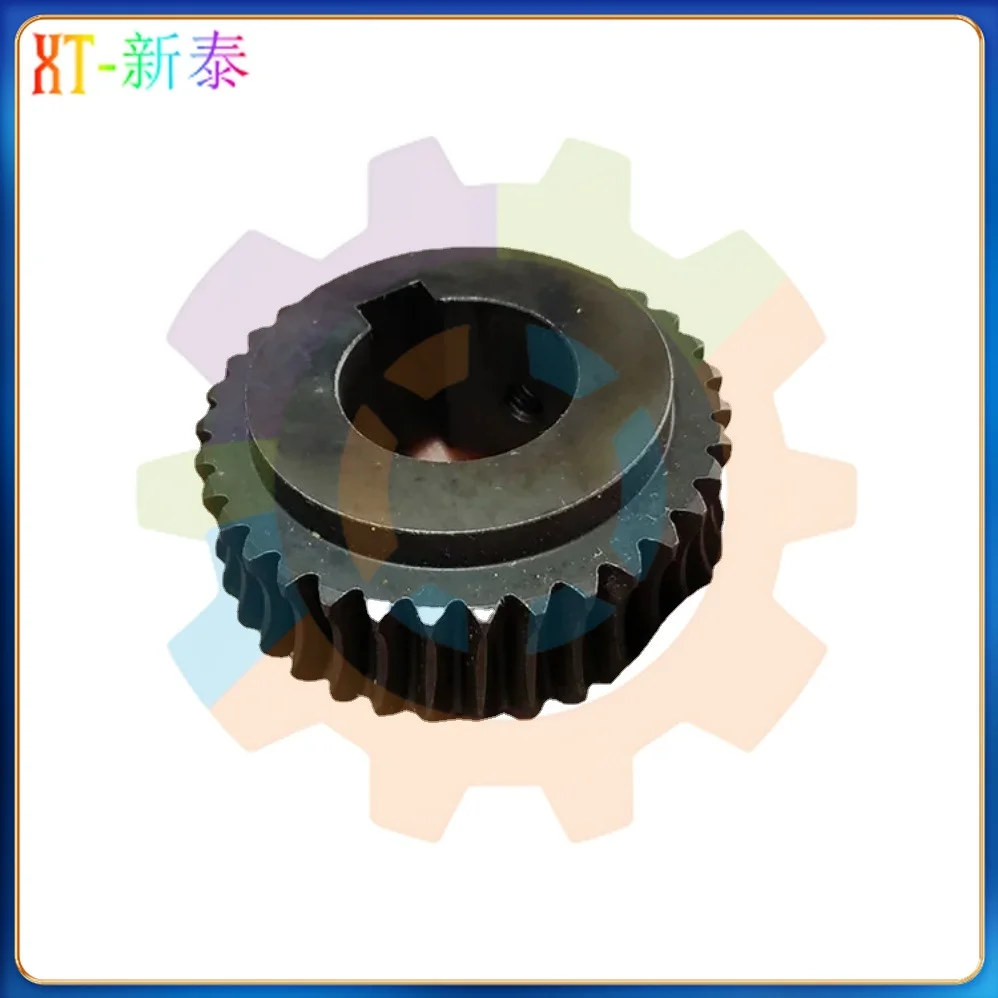 Best Quality 34 Teeth 55x25x23mm Nitrided CD Worm Gear Offset Printing Machinery Parts