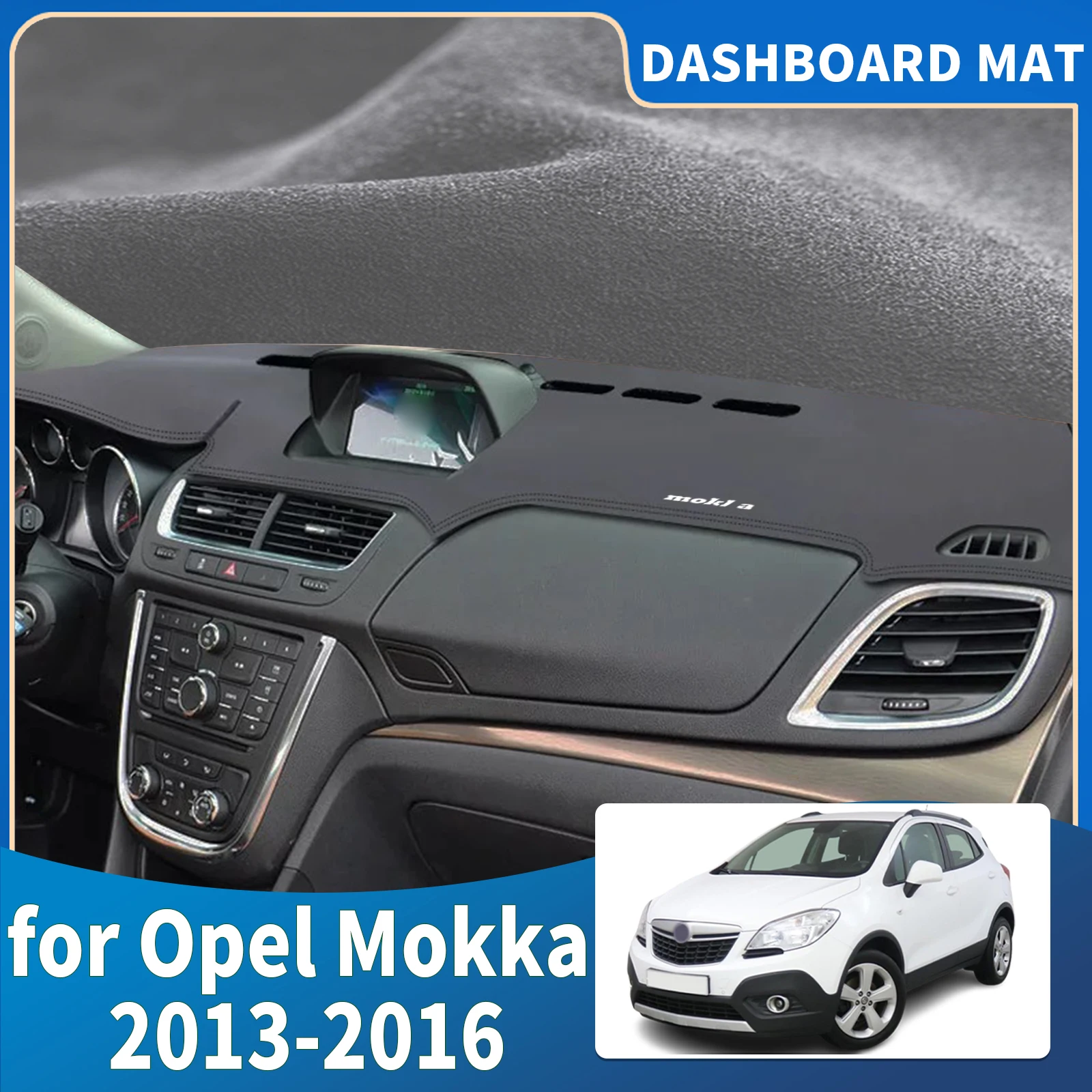 

fit for Opel Vauxhall Mokka 2013 2014 2015 2016 Car Accessories Dashmat Dashboard Cover Pad Protective Carpet DashMat Sunshade