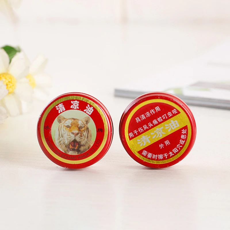 Natural Tiger Balm Essential Cool Oil Mosquito Repellent Itch Relieving Treatmentof Influenza Cold Headache Dizziness Balm