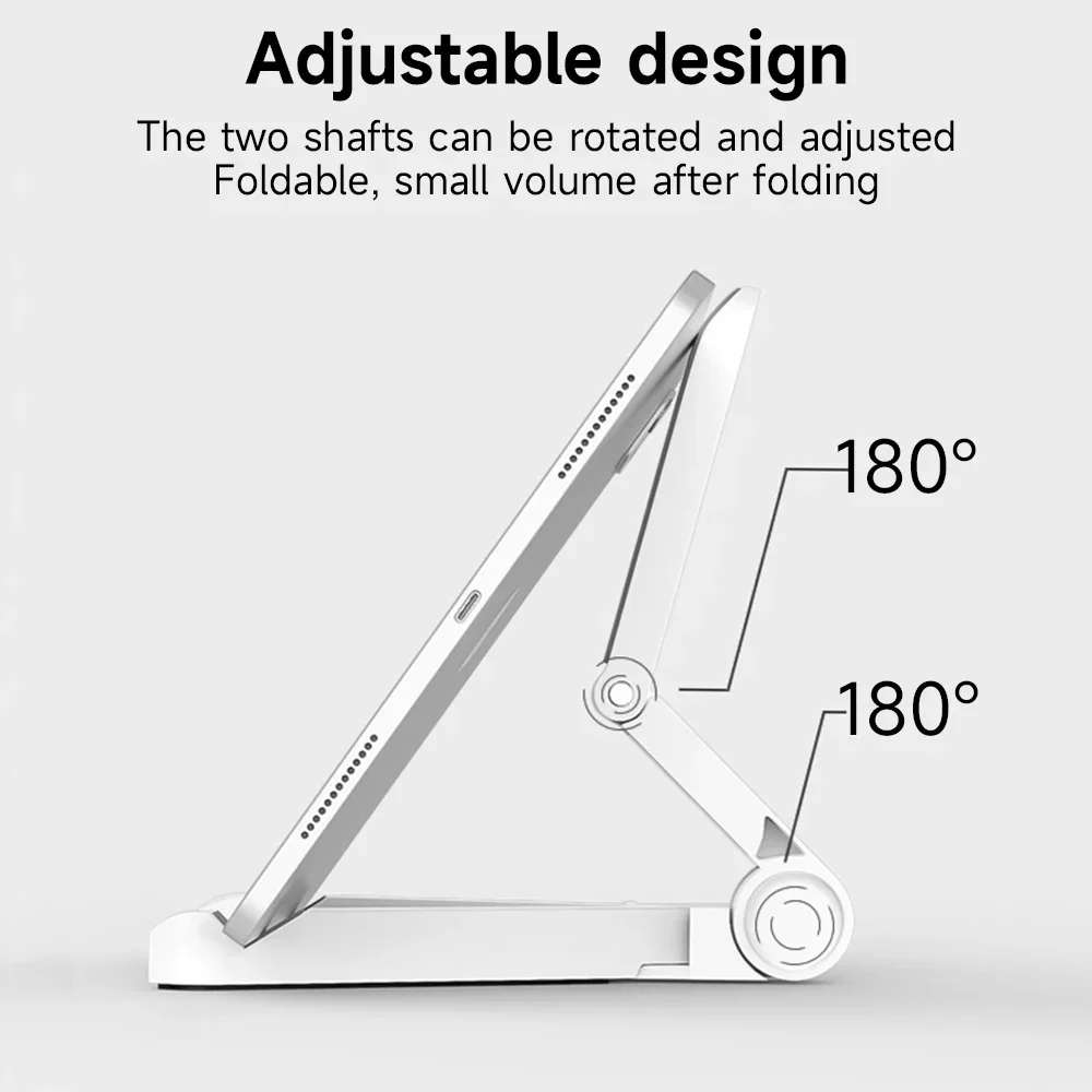 Universal Tablet Holder Desktop Folding Simple Easy To Carry Mobile Phone Fixed Tablet Stand For Samsung Xiaomi iPad Stand