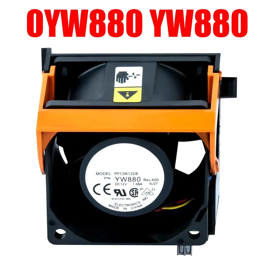 

0YW880 YW880 Cooling Fan For DELL For PowerEdge 2950 PFC0612DE -6J27 DC12V 1.68A