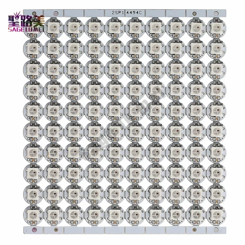 4-Pin WS2812B LED Chip With Heatsink  DC5V SMD5050 RGB WS2811 IC Built-in led bead for Addressable individually full coolr strip