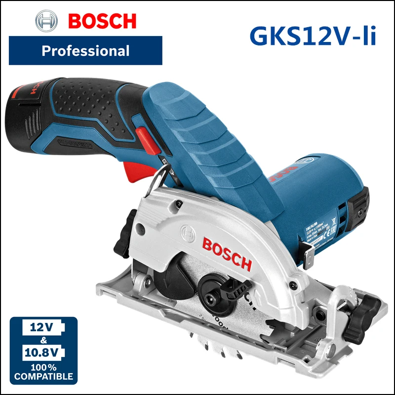 Bosch GKS 12V-LI Cordless Electric Circular Saw Multifunctional Electric Woodworking Cutting Saw Woodworking Circular Saw