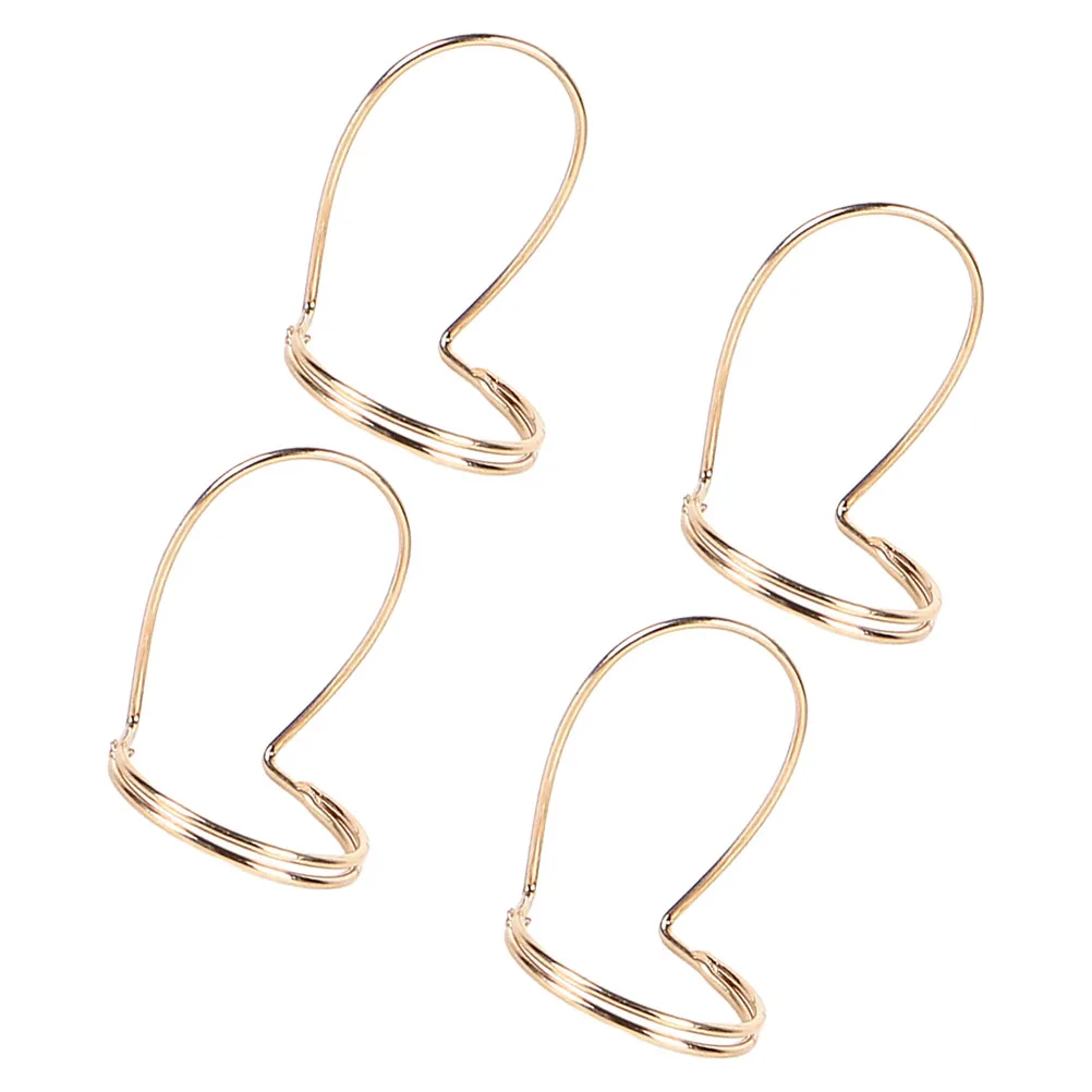 

Finger Pick Set Banjo Accessories Picks Classical Metal Thumb Golden for Beginner