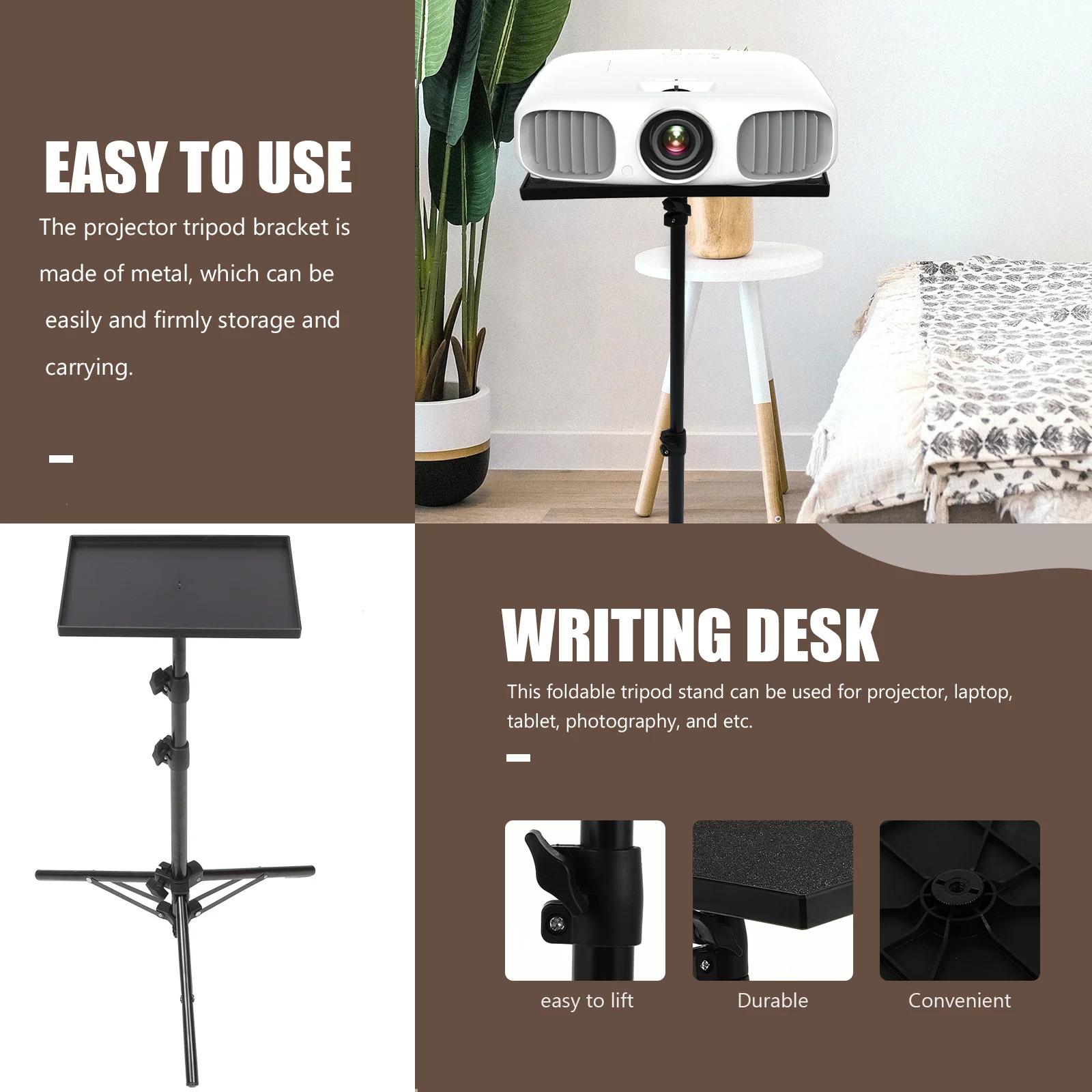 115cm 59.5cm Table Top Tabletop Accessories Tripod Laptop Stand Tabletop Accessories Table Top Tabletop Accessories Tabletop