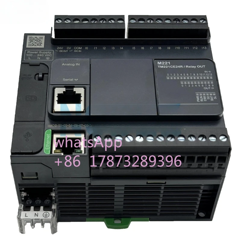 Brand New Original Modicon M221 PLC Logic controller TM221C24R TM221C24T TM221C24U TM221CE24R TM221CE24T TM221CE24U