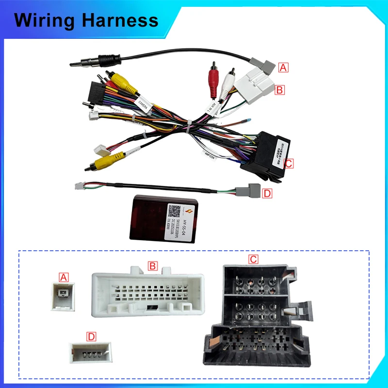16Pin Car Wiring Harness Adapter Canbus Box Decoder For Hyundai AZERA KIA Sportage 2010 Sorento ix35 Tucson 2 2009-2015