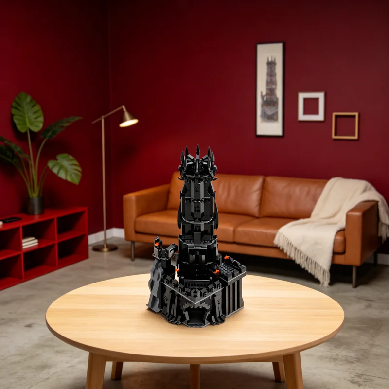 

1121pcs MOC Cirith Ungol Hobbit Lord Rings The Model Building Blocks DIY Gift Creative Collectible Display Decor Premium Adult