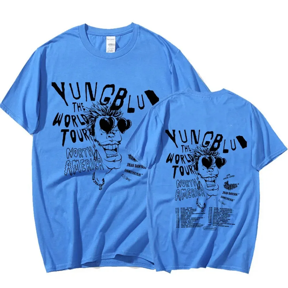 Yungblud 2023 World Tour T Shirt Men Oversize O-Neck Short Sleeve T-shirt Fashion Hip Hop Gift Fan T-shirts Streetwear Tops
