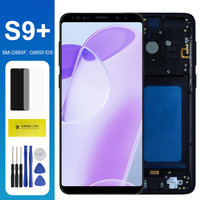 S9+ G965F G965F/DS TFT Screen Digitizer Assembly for Samsung Galaxy S9 Plus LCD Display Touch Screen With Frame Replacement