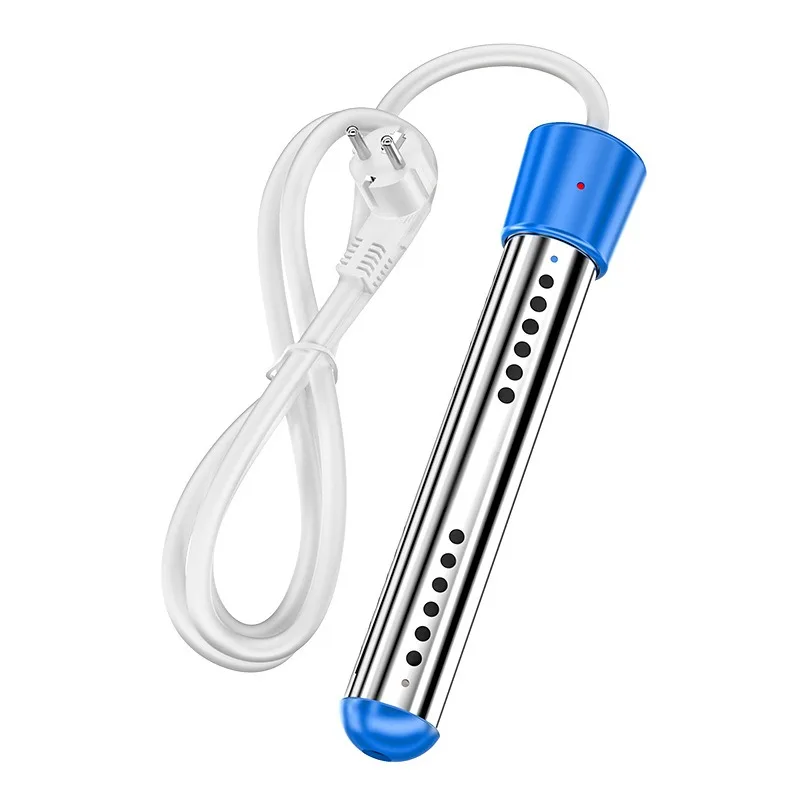 EU Round Sheath Immersion Water Heater 220V High Power Electric Water Heating Boiler Quick Water Boiling Tool