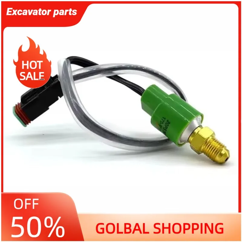 

Excavator Hydraulic Oil Pressure Switch with Plug 106-0179 309-5795 For E330B/C Machinery Parts (E330B/C)