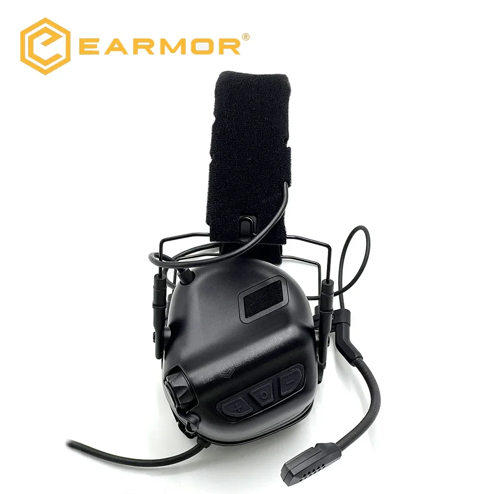 EARMOR M32 SE(SE32) Tactische Schietheadset Jacht Geluidsreductie Oorkappen met Helm ARC Bevestiging, M51 PTT voor Communicatie