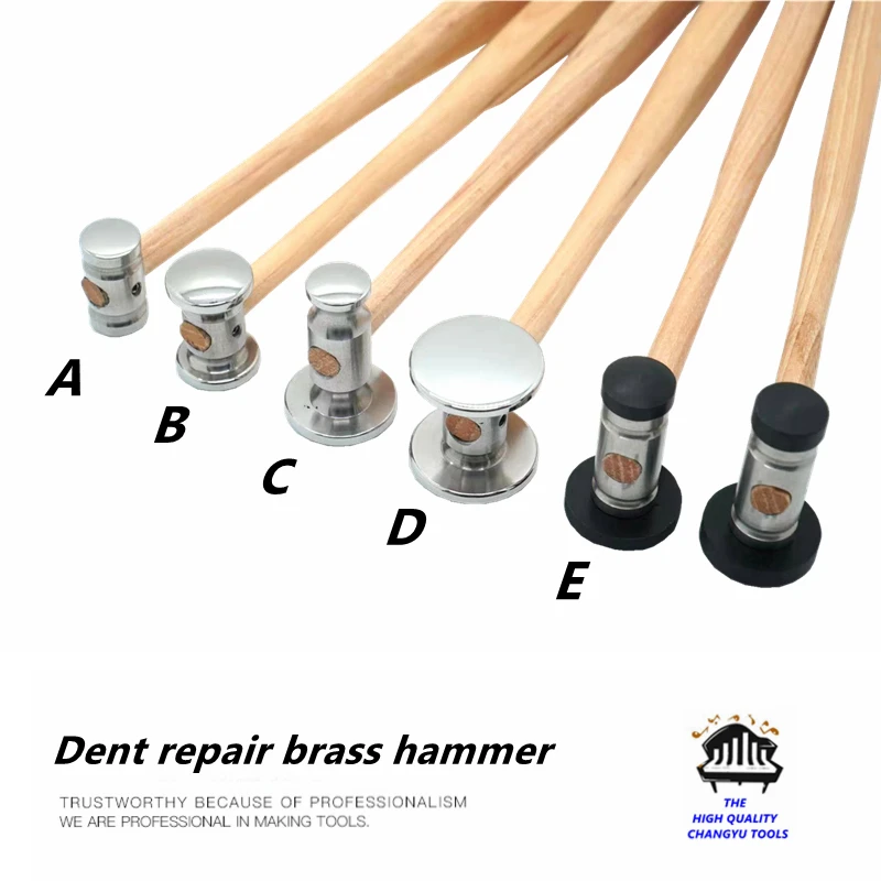 Brass Wind Instrument Repair Tool, Sax,Trombone, French Horn Adjustment, Dent Repair, Brass Hammer, Mirror Surface Proce